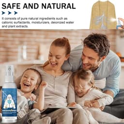 Antistatische spray voor kleding, textiel, meubels en auto - 100ml, vermindert statische elektriciteit — thumbnail 4