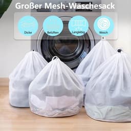 Waszak Grote Capaciteit - Waszakken 30 cm x 40 cm / 60 cm x 80 cm - Opvouwbare Wasmand - Vuile Was Verzamelen - Reisaccessoire - Organiseren — thumbnail 3