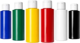 Stofverfset, wasbestendige textielverf voor lichte stoffen, ideaal voor het schilderen van T-shirts, doe-het-zelf textielvormgeving, tassen, kussens, 12 kleuren x 60 ml — thumbnail 2