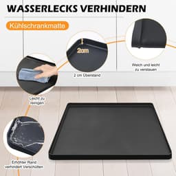 Lekkage Bak - Opvangbak Drip Tray - Apparaten Beschermen - Hoge Rand - 60 x 60 cm - Donker — thumbnail 2