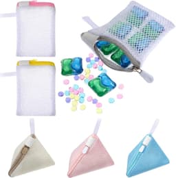 Mini-wasnetzakken voor delicate kleding, 6 stuks, anti-hechting, waszakken voor de wasmachine, ideaal voor geurparels en opbergtassen — thumbnail 1