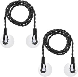 2 stuks reiswaslijn, intrekbare waslijn, waslijn met zuignap, draagbaar waskoord reisaccessoires, geschikt voor reizen, outdoor kamperen — thumbnail 1