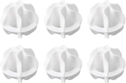 SnelShoppen - Pack van 6 Wasballen voor Donsjassen, Herbruikbare Drogerballen, Wasballen voor Wasmachine, Duurzaam en Milieuvriendelijk, 17g per bal — thumbnail 1