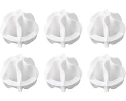 SnelShoppen - Pack van 6 Wasballen voor Donsjassen, Herbruikbare Drogerballen, Wasballen voor Wasmachine, Duurzaam en Milieuvriendelijk, 17g per bal