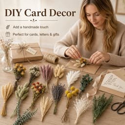 16 soorten droogbloemen, klein, voor vaas en DIY-decor — thumbnail 5