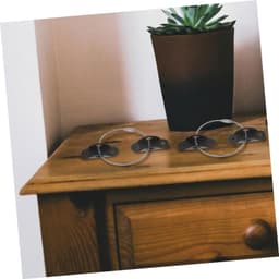 1set Meubelverankeringen Voor Wandbevestiging Babyproofing Meubelbeveiliging Met Rvs Inclusief Bevestigingsmaterialen Voor Kasten Boekenkasten Dressoirs — thumbnail 3