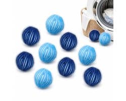 12x Wasmachines Ballen - Verwijderen Pluisjes & Huisdierhaar (3,5 cm)