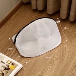 Schoenwaszak met twee compartimenten, schoenwaszak, waszak, schoenopbergzak, beschermt schoenen tegen beschadiging (42*24*24 cm) — thumbnail 1