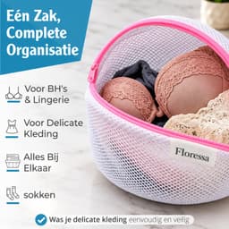 Floressa - Lingerie Waszak BH - Roze Wit — thumbnail 5