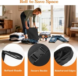 Nylon Waszakken Set van 2, Ideaal voor Zwemkleding, Sportkleding en Organisatie van Vuile Was — thumbnail 5