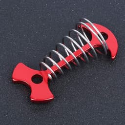 Aluminium Tenttouwspanners Set van 4 met Veergesp en Grondankers - Ideaal voor Kamperen en Wandelen — thumbnail 2