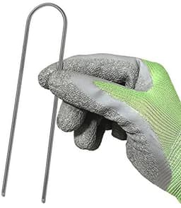 GardenMate®, 100 grondankers, verzinkt, staaldraad 150 mm lang, 25 mm breed, staaldraad, dikte 2,9 mm — thumbnail 4