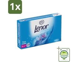 1 x Lenor - Droogtrommeldoekjes - Aprilfris - Textielverfrisser - 34 Doekjes - Lenor Droogtrommeldoekjes - Wasverfrissers - Geur - Frisheid - Zachtheid