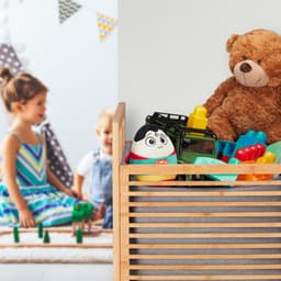 wasmand bamboe - hoekig - met deksel - 60 x 40 x 35 cm - natuur-grijs — thumbnail 5