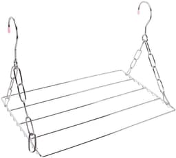 Dailygoods- Droogrek Inklapbaar - Multifunctioneel - Wanddroogrek - Lichtgewicht - Verstelbaar - Geschikt voor Kleding en Handdoeken - Wasrek — thumbnail 4