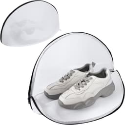 Zeynomax - Schoenwaszakken - Mesh-waszakken voor schoenen - Bescherming tijdens het wassen - Wit - Ideaal voor in de wasmachine - Twee stuks - Handi.. — thumbnail 1
