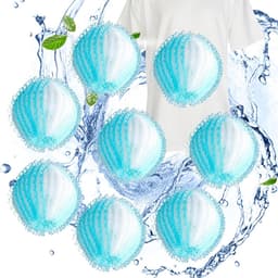 Wasballen voor het verwijderen van dierenhaar,Huisdierhaarverwijderingsballen voor de was | Herbruikbare Lint Remover en Pet Hair Catcher voor Wasserij,Wasmachine voor het verwijderen van haren e — thumbnail 2
