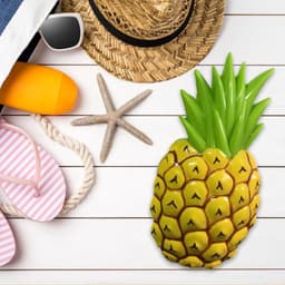Strandhanddoekknijpers - Ananas Clips - Handdoek Beveiligen - Sterke Grip - 13 cm - Meerkleurig — thumbnail 5
