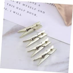 Fotoklemmen - Mini knijpers - Foto's ophangen - Stevige structuur - 50 stuks - Goud — thumbnail 3