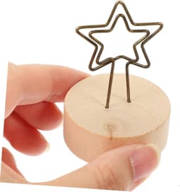 Notitie Clips - Fotohouders Bureau - Decoratie Maken - Houten Basis - 10 Stuks - Diverse Kleuren — thumbnail 5