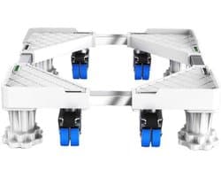 Wasmachine Basis - Apparaat Trolley - Apparaten Verplaatsen - Verstelbaar & Met Wielen - 52-72cm Breed - Grijs