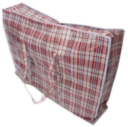 Dailygoods- Waszakken Jumbo - 3 Stuks - Sterk en Duurzaam - Opbergtas voor Kleding - Met Rits - Ideaal voor Verhuizen - Afmetingen 79x20x58,5 cm - Opbergzakken — thumbnail 3