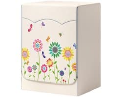 Stofhoezen zijn geschikt voor wasmachines met een trommel, beschermhoezen zijn geschikt voor drogers en windschermen zijn geschikt voor de meeste soorten beschermhoezen (M, gekleurde zonnebloem).