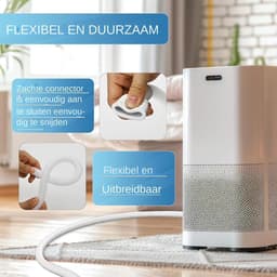 Universele Airco Slang - Condensslang Afvoer - Apparaten Ontvochtigen - Verstelbare Maten - 400 cm - Wit — thumbnail 5