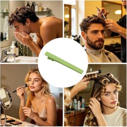 Eendenbek Klemmen - Haarclips Styling - Haar Stylen - Verlengde Antislip Grip - 50 Stuks - Zilver — thumbnail 5