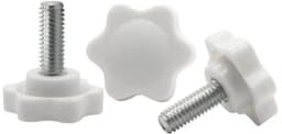 Allecto - Sterschroef kunststof stergreep klemknop - Handig vastzetten - M6x16mm - 10 stuks - Duimschroef - Voor diverse toepassingen - Kunststof — thumbnail 1