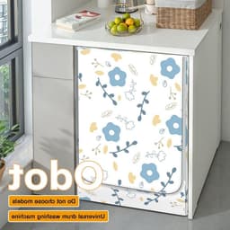Stofdichte hoes voor voorlader wasmachine en droger - Waterdicht en zonbeschermend - Geschikt voor 6-7,5 kg capaciteit — thumbnail 2
