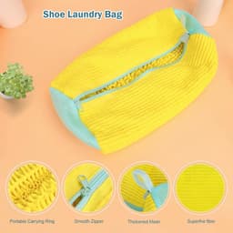 Schoenwaszakken voor Wasmachine - Herbruikbare Wasnet voor Sneakers - 2 Stuks — thumbnail 5