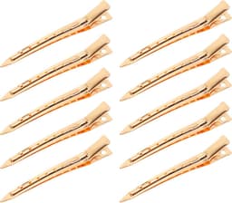20x Grote Metalen Haarspeldjes met Krokodillenbek - 9cm - Goudkleurig voor Kapper, Knutselen en Kapsels — thumbnail 2