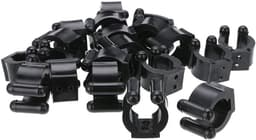 Keu Clips - Hengel Houder - Biljart Opslag - Verstelbare Grip - 0.5-1.5 cm Gat - Zwart — thumbnail 5