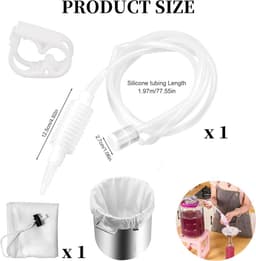 Voedselveilige Brouwsifon Slang van 2 Meter voor Wijn en Bier Bottelen — thumbnail 4