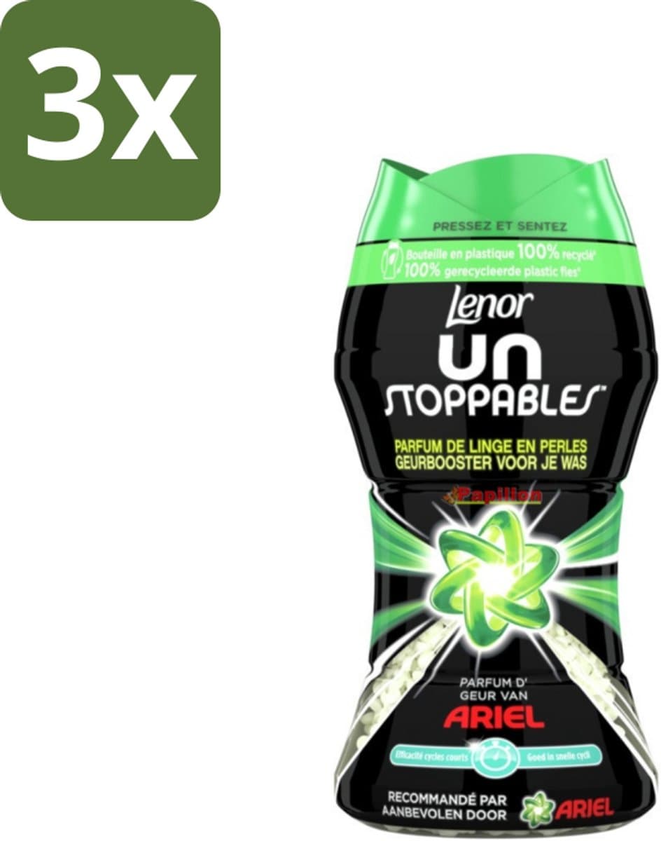 Lenor Unstoppables - Geurbooster - Parfum van Ariel - 11 Wasbeurten - Bulkverpakking - 3 stuks — afbeelding 1