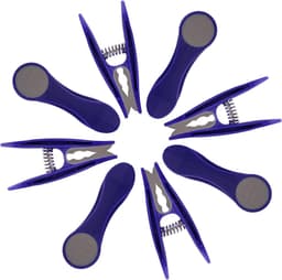48 wasknijpers met spiraalveren van roestvrij staal en softgrip - indigo grijs - wasclips - BellaCott - camouflage — thumbnail 2