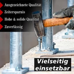 Ankerbouten Roestvrij Staal - Keilbouten Oogbouten - Zware Bevestiging - Roestvrij V2A Materiaal - M10 x 120 mm — thumbnail 3