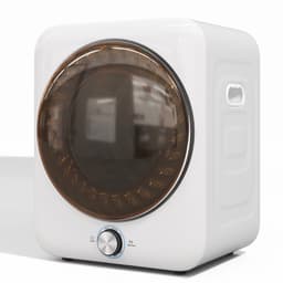 STILVORA Wasdroger – Compact En Stil 3 Kg – 53,5 x 42 x 65 cm – ABS En Staal – Wit – Wandmontage Voor Kleine Ruimtes – 8 Programma’s — thumbnail 3