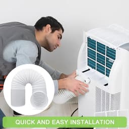 Afvoerslangadapter voor airconditioning - flexibele pvc-slang met Ø 130/150 mm — thumbnail 5