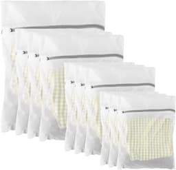Wassnetten - Set van 10 Stuks - Met Fijn Ritme voor Bescherming - Voor BH's, Sokken, Lingerie, Sportschoenen - Multifunctioneel Opbergtas voor Reizen - Geschikt voor Gezin, Baby, Alleenstaanden — thumbnail 1