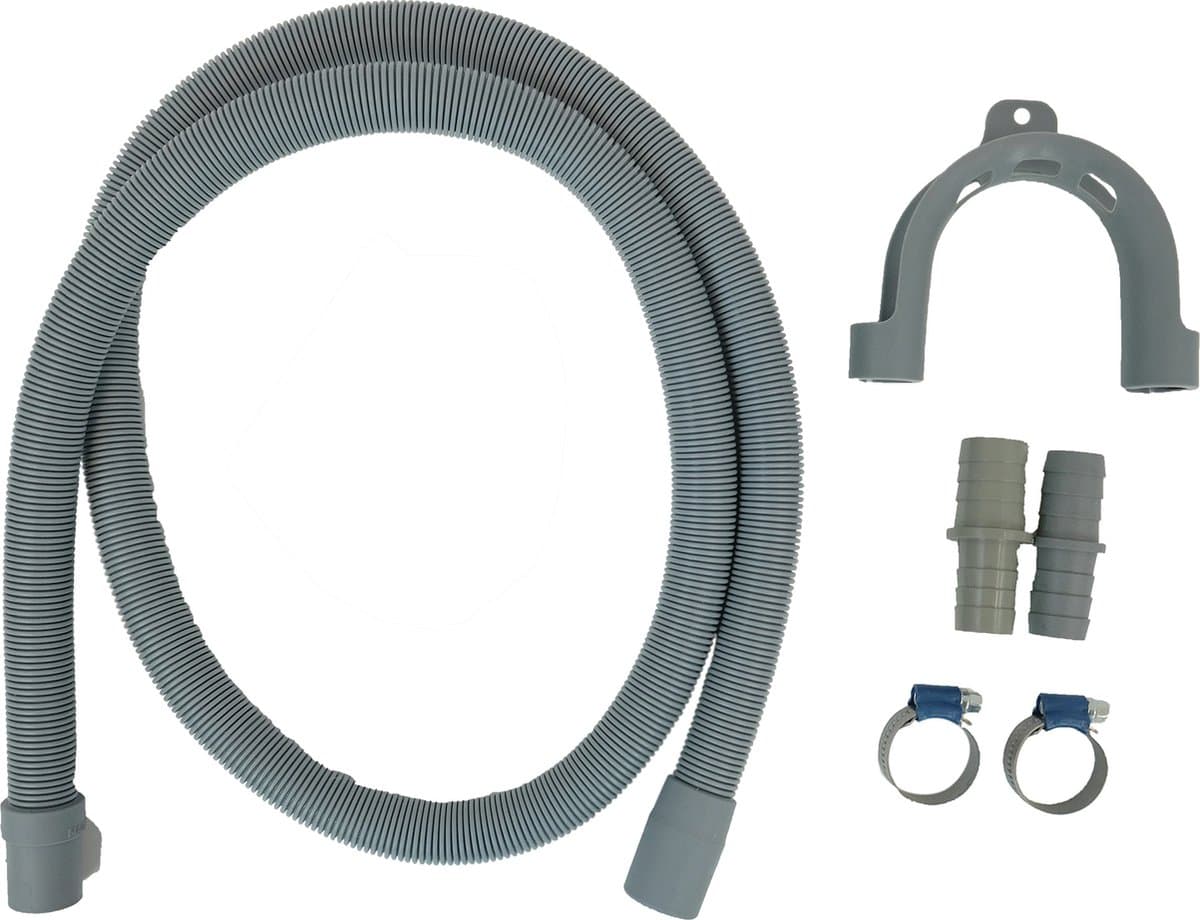 Scanpart afvoerslang verlengset 1.5m - Geschikt voor wasmachine vaatwasser - Universeel — afbeelding 1