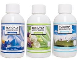Wasparfum Horomia | set 3 x 250 ml Blue fior di loto, Musica del sol, Fresh cotton
