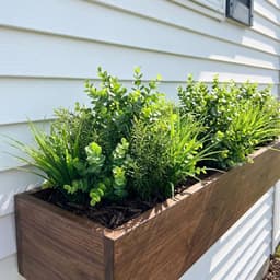 Zoals echt 18 stuks kunstplanten buiten kunstmatige balkonplanten groen kunstgrassen UV-bestendige kunstplanten voor buiten binnen tuin huis decoratie — thumbnail 5