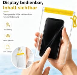 3 stuks waterdichte zakken, transparante hersluitbare pvc-zakken, verliesveilige documententas voor reizen, badkamer, outdoor, zwembad, mobiele telefoon, camera's, 3 stuks — thumbnail 3
