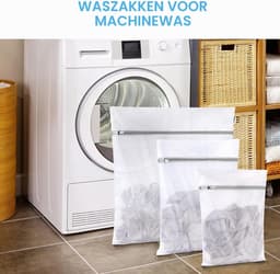 Waszakken voor delicaat wasgoed, 5 stuks, ideaal voor blouses, sokken, ondergoed en babykleding — thumbnail 5