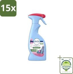15 x Febreze – Textielspray – Roze Anjers – 375 ml - Grootverpakking - Vaatwasstrips - Textielgeur - Textielverzorging - Geurverwijdering - Textielspray - Roze Anjers — thumbnail 1