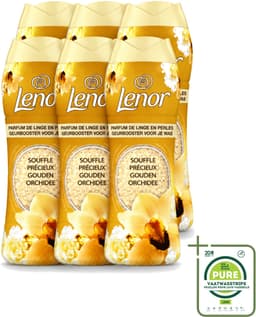 6 x Lenor - Geurbooster - Gouden Orchidee - 22 Wasbeurten - Grootverpakking - Vaatwasstrips - Geurbooster Was - Geur In Was - Geur In Kleding - Wasgeur - Geur In Wasmachine — thumbnail 1