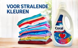 Coral - Voordeelverpakking wasmiddel - Optimal White, Optimal Color & Wool and Silk - 3 x 1,17L - 26 wasbeurten per fles — thumbnail 2