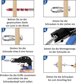 40 stuks holwandanker, M6 x 52 holle ruimte metalen ankerset, koolstofstaal, expansie-moeren, holle ruimte metalen pluggen, voor gipswanden, houten bekleding, ijzeren deuren — thumbnail 4
